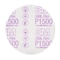 3M 3M Hookit Finishing Film Disc, 00951, 5 in, P1500, 100 dscs pr bx, 4 bxs pr cs, 100PK 7000000562 - alternate 1